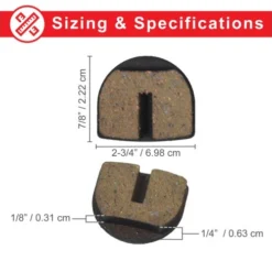 Best Sale 🔔 Mon Ster Rounded Brake Pads For Standard & YK2 Flame Calipers (Set Of 2) 😍 -bicycle Shop u63 7023 m1 nl